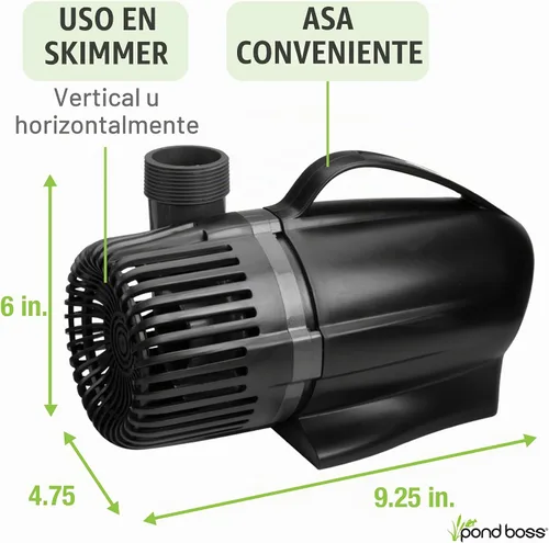 Vista 7 de Pond Boss Waterfall Pump, 2000 GPH