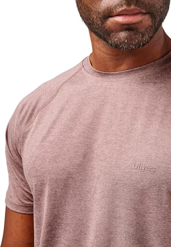 Vista 3 de OLIVERS Apparel Pivot - Camiseta de rendimiento para hombre, camiseta de manga corta para hombre, equipo de entrenamiento para hombre