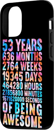 Vista 2 de Funda divertida para iPhone 14 para 53 años, diseño de Old Meter