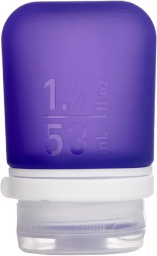 Vista 17 de Humangear GoToob, pequeño padre, Agua (Aqua)), HG3161 Refillable & Leak-Proof Silicone Travel Size Bottles with Locking Cap for Toiletries
