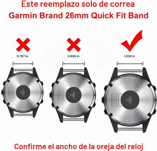 Vista 3 de LDFAS Fenix 9 Pro/8/7X/6X Band 51mm, Titanium Metal Watch Strap with Double Button Clasp Compatible for QuickFit 26mm Garmin Fenix 7X Pro/6X Pro/5X