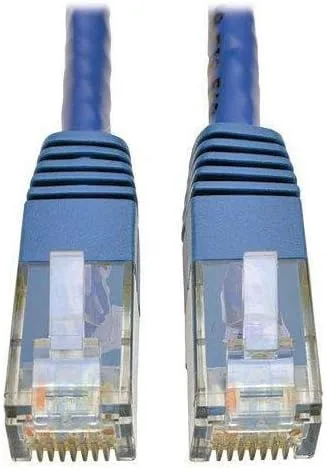 Vista 12 de Tripp Lite Cable de conexión moldeado Gigabit Cat6 Cat5e RJ45 M/M 550MHz Negro