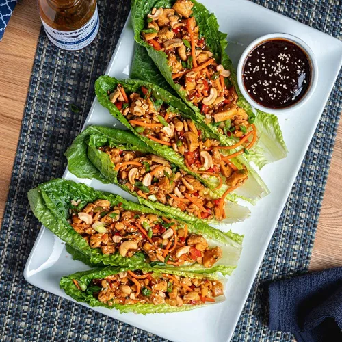 Vista 3 de Kinder's Organic Teriyaki Marinade & Salsa de inmersión de 30 onzas (29.98 oz) (1 botella por pedido)