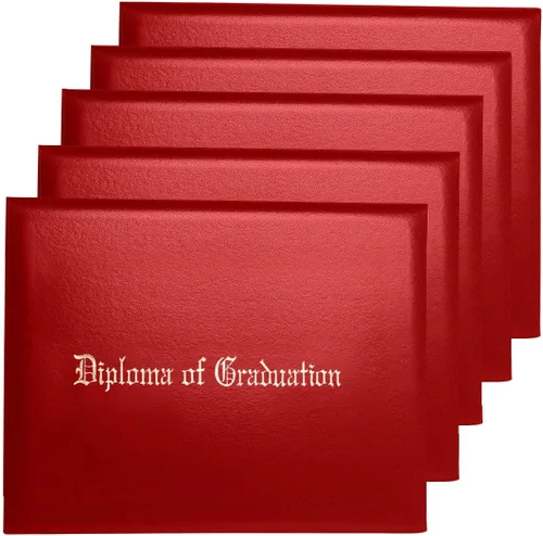 Vista 34 de Funda para diploma 8.5x11 de cuero sintético acolchada para certificados, color negro Cubierta de certificado de premio de grado de diploma