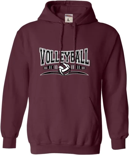 Vista 11 de Go All Out Sudadera con capucha para hombre y mujer con diseño fresco de voleibol