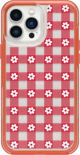 Vista 2 de OtterBox Funda para iPhone 13 Pro Max y iPhone 12 Pro Max Symmetry Series - Picnic Daisy, Ultra-Sleek, compatible con carga inalámbrica, bordes