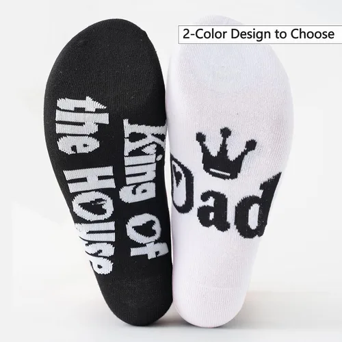 Vista 7 de Men's Fun Dress Socks Novelty Colorful Funky Fancy Funny Patterned Crew Casual Crazy Socks for Men Father