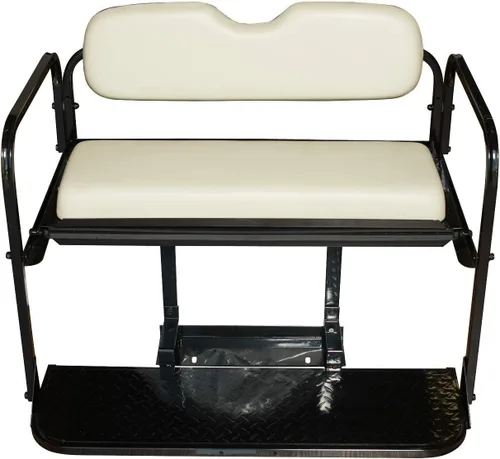 Vista 4 de Yamaha Drive G29 Golf Cart Flip Kit de asiento trasero plegable - Piedra