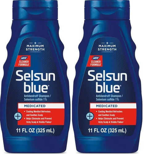 Vista 11 de Champú Selsun Azul Medicado Máxima fuerza anti caspa, 11 onzas