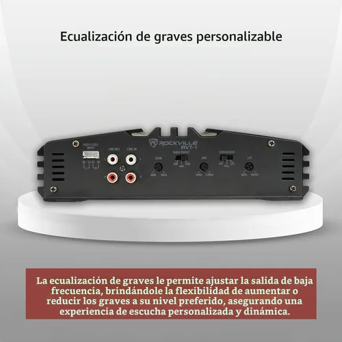 Vista 3 de Rockville RVA-M2 Amplificador de 2500 W pico/625 W CEA RMS