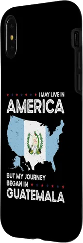 Vista 6 de Funda para iPhone 17, diseño de patriota guatemalteco estadounidense