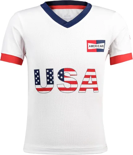 Vista 2 de BDONDON Camisetas de fútbol únicas para niños pequeños, niños y niñas, uniformes de entrenamiento de fútbol de 2 a 12 años
