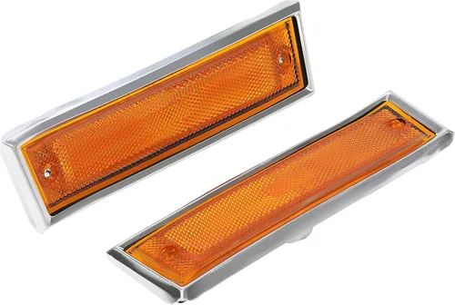 Vista 3 de KUAFU Luz de marcador lateral de guardabarros delantero compatible con Chevy/GMC C/K Series 1981-1991/Suburban/Blazer/Jimmy Reemplazo para GM2551107