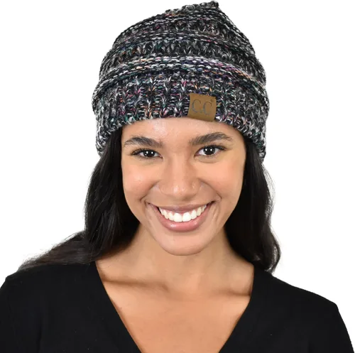 Vista 537 de C.C Trendy Warm Chunky Soft Stretch Cable Knit Beanie