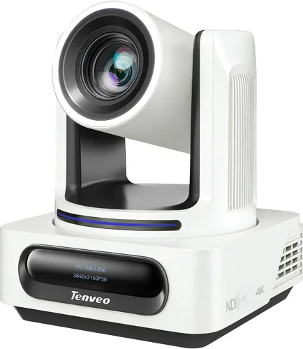 Vista 11 de Tenveo Cámara PTZ NDI, humanoide AI y seguimiento automático facial, zoom óptico 20X, 3G-SDI/HDMI/USB3.0/LAN (PoE) transmisión en vivo con luz