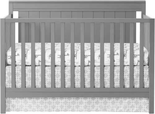 Vista 7 de Oxford Baby Lazio - Juego de 2 cunas convertibles 4 en 1 para bebé, color blanco nieve, certificado GreenGuard Gold Perfect Comfort, colchón