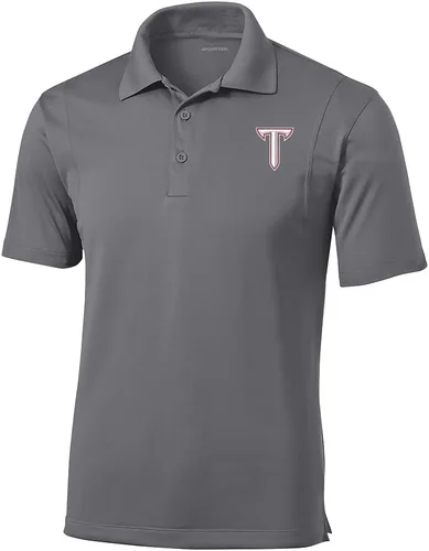 Vista 40 de Polo atlético de micro piqué NCAA para hombre Prime con cuello propio