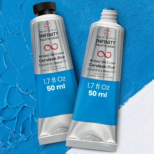Vista 12 de Caja de Blancos de ZenART para tonos impecables - 200 ml de blanco de titanio, 50 ml de blanco de zinc y titanio y ocre amarillo de Nápoles