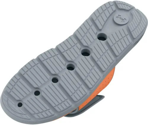 Vista 2 de Under Armour Sandalias Ignite Pro Slide para hombre, (800) Naranja TropicHarbor BlueMetallic Harbor Blue
