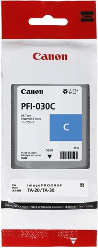 Vista 7 de Canon Tinta negra de 1.9 fl oz (PFI-030BK) para Canon imagePROGRAF TA-20 y TA-30