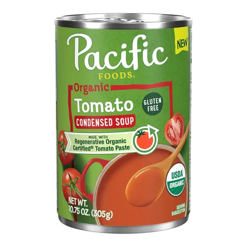 Vista 13 de Sopa de tomate orgánica condensada Pacific Foods, lata de 10.75 oz (paquete de 12)