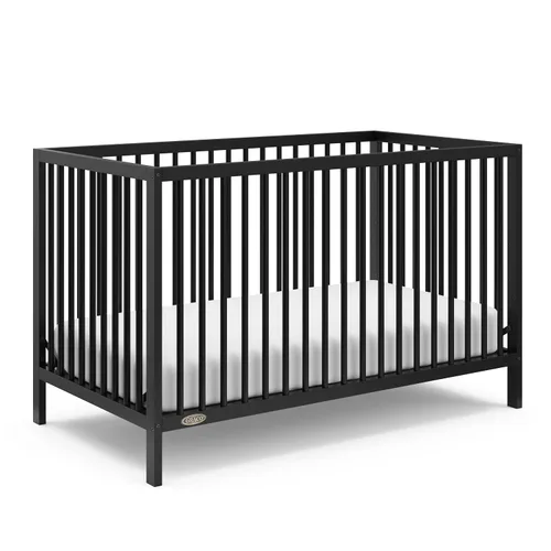 Vista 11 de Graco Teddi - Cuna convertible 5 en 1 con cajón, color negro