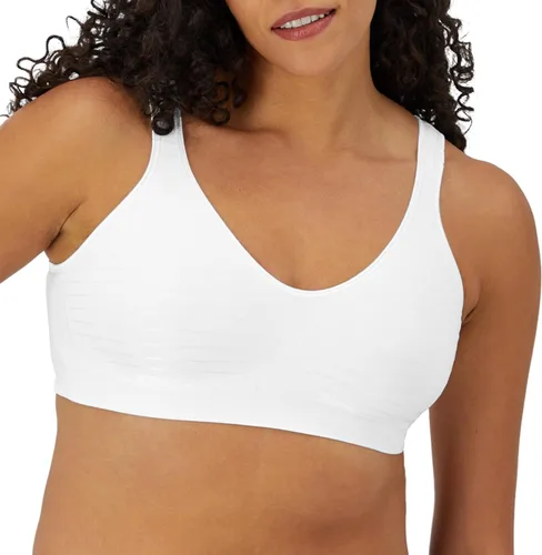 Vista 20 de Bali Sostén sin varillas para mujer, Comfort Revolution - Sostén sin costuras estilo camiseta para mujer, ComfortFlex Fit Almendra Az