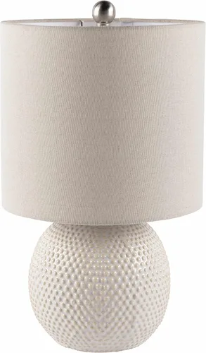 Vista 3 de BoutiqueRugs Manaloal - Lámpara de mesita de noche de cerámica con puntos boho para mesita de noche de dormitorio, iluminación lateral lateral