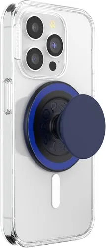 Vista 22 de Agarre para teléfono PopSockets con soporte expansible, agarre adhesivo, azul - Cobalto mate