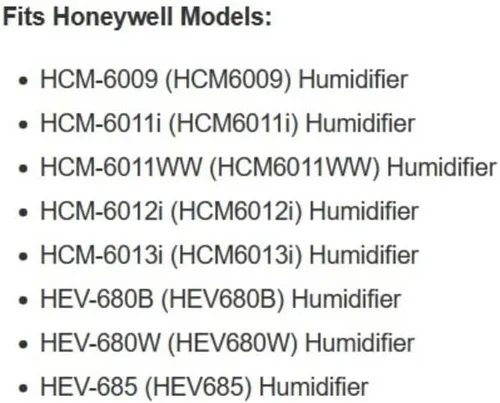 Vista 4 de Honeywell Filtro absorbente de repuesto para humidificador E, paquete de 3, HC14PF3 3 filtros originales para reducir la acumulación de minerales