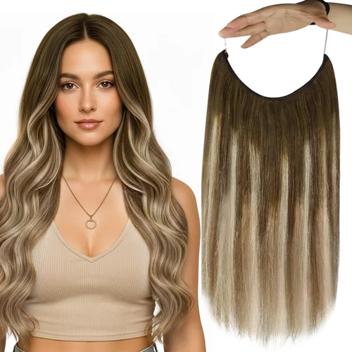Vista 61 de Full Shine - Extensiones invisibles de cabello con alambre de 12 pulgadas