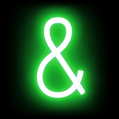 Vista 12 de SpellBrite LED Ampersand Señales de bricolaje intercambiables con personajes LED azules Componentes adicionales necesarios para iluminar 6.3