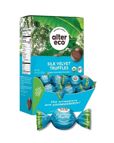 Vista 10 de Trufas de chocolate Organic Velvet de Alter Eco, 0.42 onzas (paquete de 60)