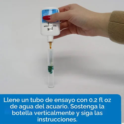 Vista 4 de API Kit de prueba de pH para acuario de agua dulce de 250 pruebas, juego de 4 piezas