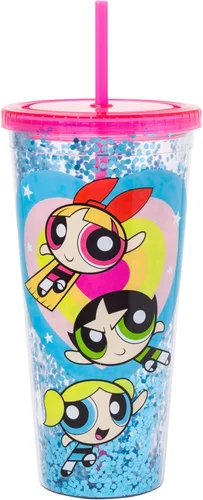 Vista 4 de Silver Buffalo Sanrio Hello Kitty, vaso de acero inoxidable con forma de lata, 11.8 onzas
