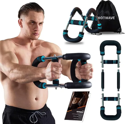 Vista 7 de HOTWAVE Twister Arm Trainer, Adjustable Chest & Arm Exerciser for Men Women, Portable Home Fitness Equipment Kit for Upper Body Muscle Strength