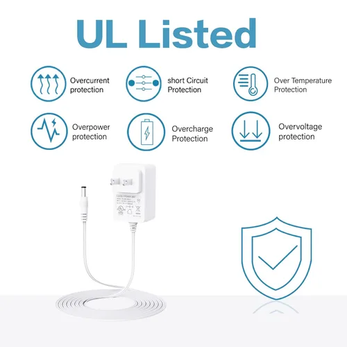 Vista 6 de Cable de alimentación de repuesto SSA-5WVI-05, adaptador de 5 V para columpio de bebé, compatible con Graco, Kmaier, Bioby, Bellababy, Ezebaby