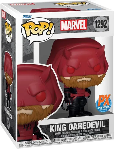 Vista 2 de Pop! Marvel: King Daredevil Previews - Figura de vinilo exclusiva