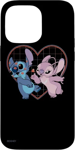 Vista 21 de Disney Lilo and Stitch Angel Heart Kisses - Carcasa para iPhone 17