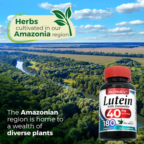 Vista 7 de FITO MEDIC'S Lab Luteína 180 Cápsulas 40 mg Suplementos de Luteína 40 mg Luteína y zeaxantina Extracto Concentrado Luteína 40 mg
