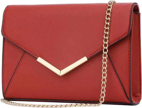 Vista 8 de KKXIU Bolso Clutch de Noche Tipo Sobre de Cuero Sintético Elegante para Mujer, Bolso Plegable para Fiesta, Boda, Graduación