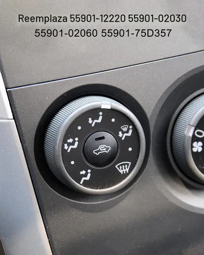 Vista 4 de Interruptor de ventilador de aire acondicionado HVAC Modo de clima Compatible con Toyota Corolla CE LE S XLE XRS L 2009 2010 2011 2012 2013 Matrix S
