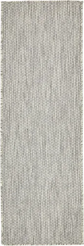Vista 90 de Unique Loom Collection - Alfombra casual de transición sólida jaspeada para interiores y exteriores