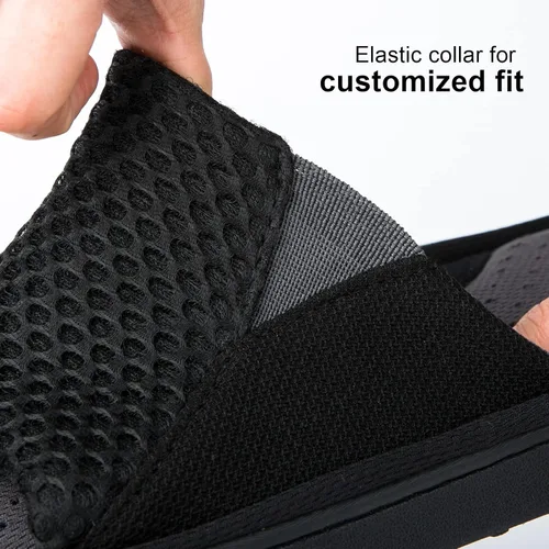 Vista 4 de Cómodas pantuflas de espuma viscoelástica para hombre