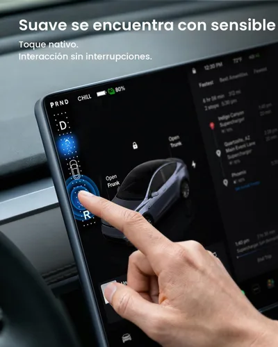 Vista 7 de REEVAA - Protector de pantalla frontal para Tesla modelo Y/3 estándar