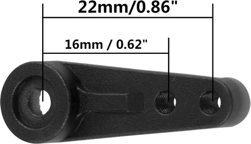Vista 6 de ShareGoo - 3 brazos servo metálicos 25T, 25 dientes Spline Servo bocina servidor compatible con Traxxas TRX4 Axial SCX10 Tamiya HPI HSP Wltoys 1/10