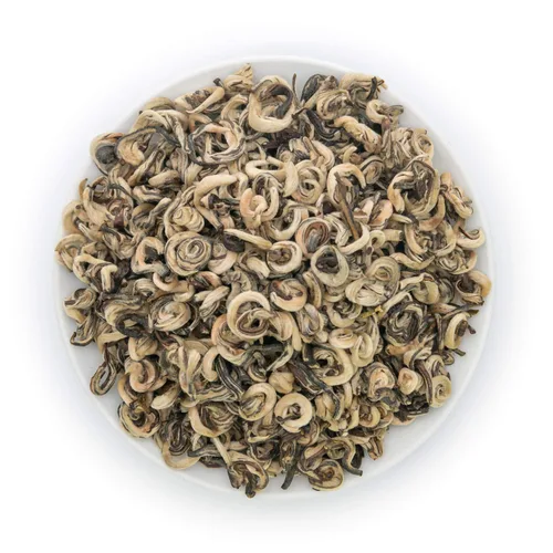 Vista 12 de Oriarm Bi Tan Piao Xue - Té verde jazmín hojas sueltas – Hojas de té verde chino con flores de jazmín – Yuqian 3er grado – 3.53 onzas (3.53 onzas)