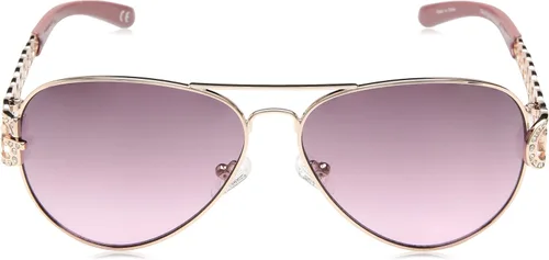 Vista 2 de GUESS Gafas de sol aviador de metal para mujer
