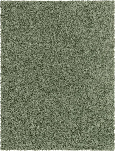 Vista 452 de Unique Loom Colección Davos Shag - Alfombra Lino