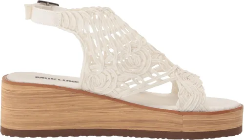 Vista 6 de MUK LUKS Sandalias de cuña alta voladoras para mujer